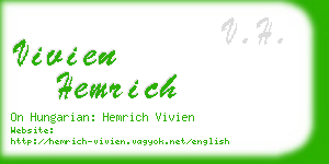 vivien hemrich business card